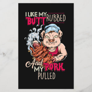 BBQ BBQ Grillmaster Like Butt Rubbed & Pork Pulled