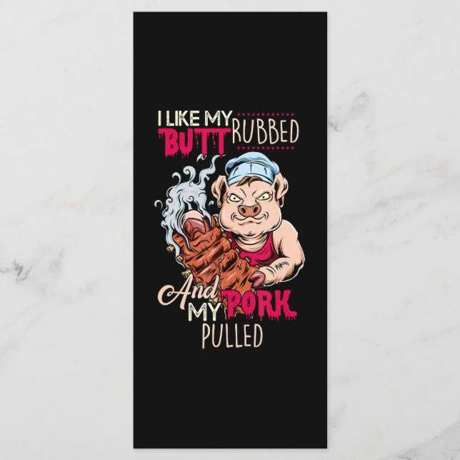 BBQ|BBQ Grillmaster Like Butt Rubbed & Pork Pulled Menu (Front)