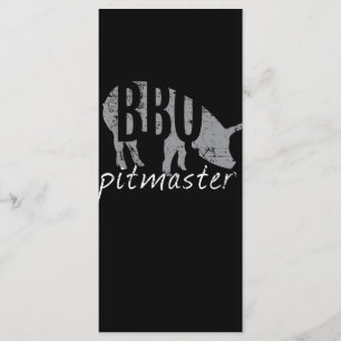 BBQ BBQ Pitmaster Pig Grilling Grill Fars Day Menu