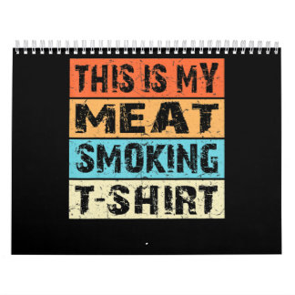 BBQ | BBQ Smoker  This Is My Meat Smoking Gift Calendar