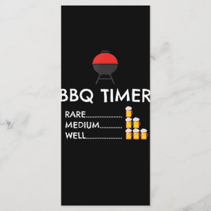 BBQ  BBQ Timer Barbecue Funny Grill Grilling Gift Menu