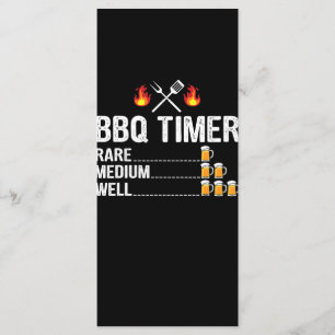 BBQ   BBQ Timer Drinking Grilling Grill Beer Menu