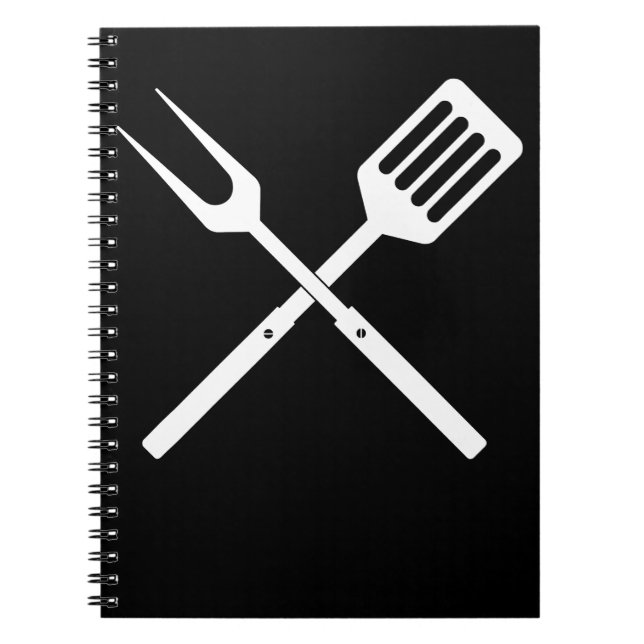 BBQ | BBQ Utensils novelty BBQ Grill Tools Notebook (Front)