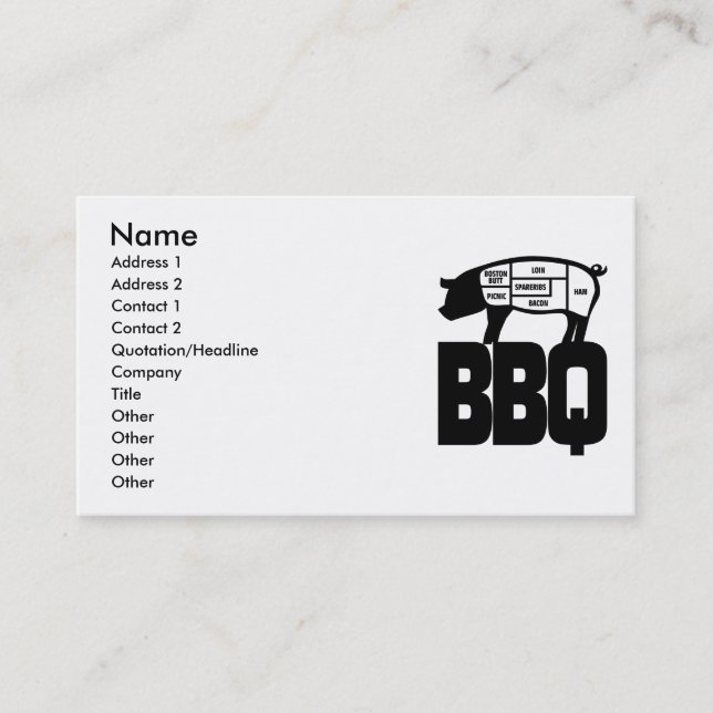 BBQ BUSINESS CARD (Front)
