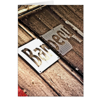 BBQ card
