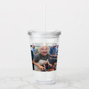 BBQ Cook Off Photo Customize Acrylic Tumbler