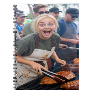 BBQ Cook Off Photo Customize Notebook
