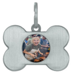 BBQ Cook Off Photo Customize Pet ID Tag
