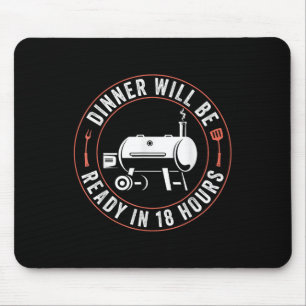 Bbq Dad Funny Smoking Meat Smoker Barbecue Dad App Mouse Pad