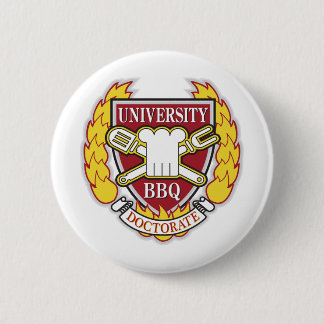 BBQ Doctorate 6 Cm Round Badge