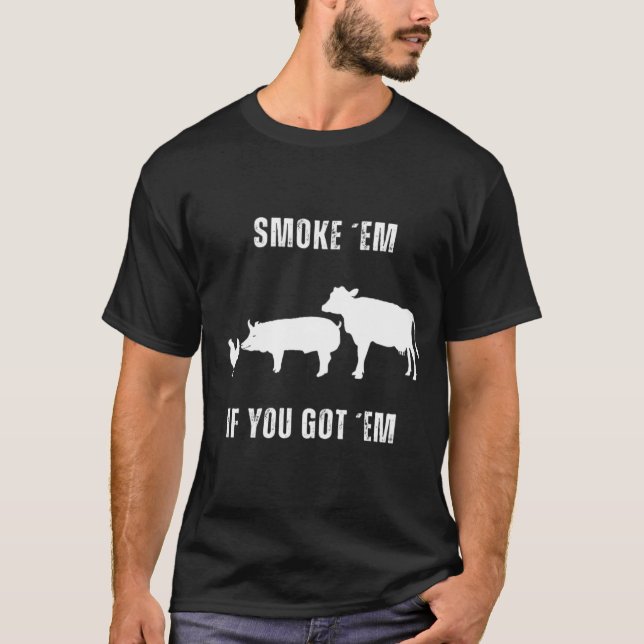 BBQ Fire: Designs That Sizzle T-Shirt (Front)