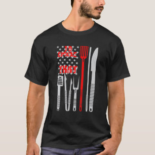 BBQ Flag I'd Smoke That Patriotic Dad Grilling Acc T-Shirt