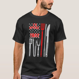 BBQ Flag I'd Smoke That Patriotic Dad Grilling Acc T-Shirt