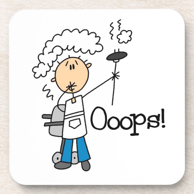 BBQ Gone Bad Coaster (Front)