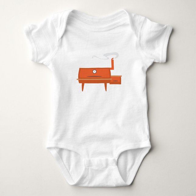 BBQ Grill Baby Bodysuit (Front)