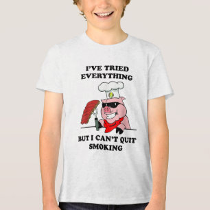 Bbq Grill Master Cant Quit Smoking Meat T Shirt _1