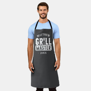 BBQ Grill Master Personalised Best Dad Father's Apron