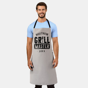 BBQ Grill Master Personalised Best Dad Father's Apron