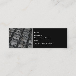 BBQ Grill Picture. Mini Business Card