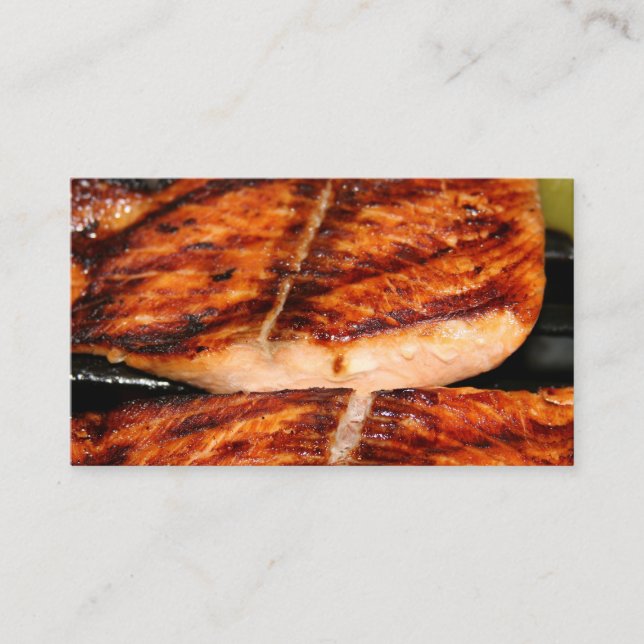  BBQ Grilled Catering Business Card (Front)