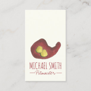 BBQ Hot Chicken Nashville TN Barbecue Restaurant Business Card