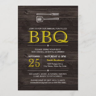 BBQ! Invitation