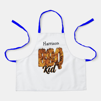 BBQ Kid Apron. Customisable. Barbecue lover. Apron