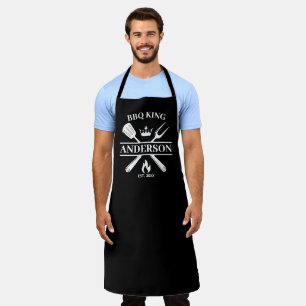 BBQ King Barbecue Personalised  Apron