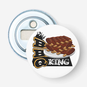 BBQ KING! Ribs Icon Bottle Opener