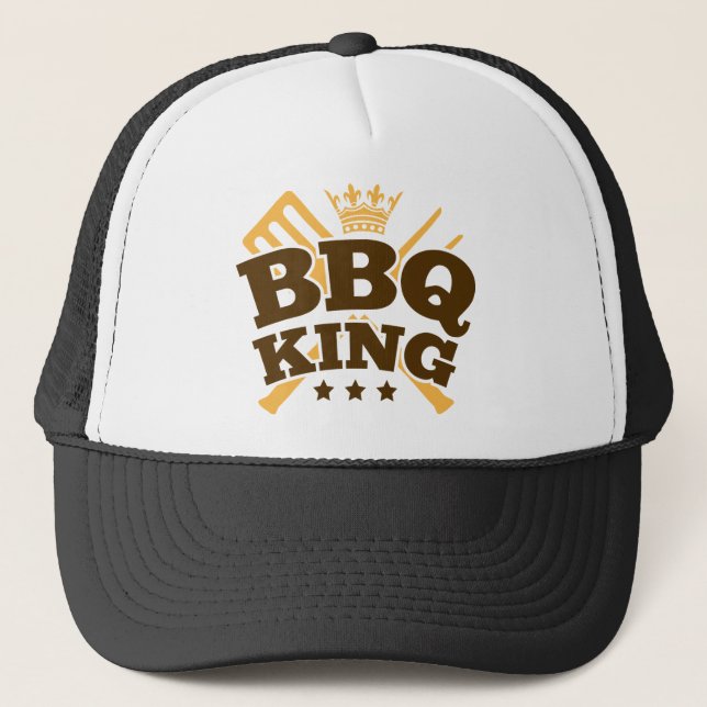BBQ KING TRUCKER HAT (Front)