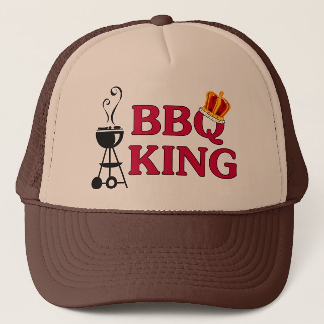 BBQ King Trucker Hat (Front)