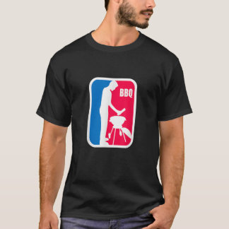 BBQ League Men s Funny Barbecue Cookout Grill T-Shirt