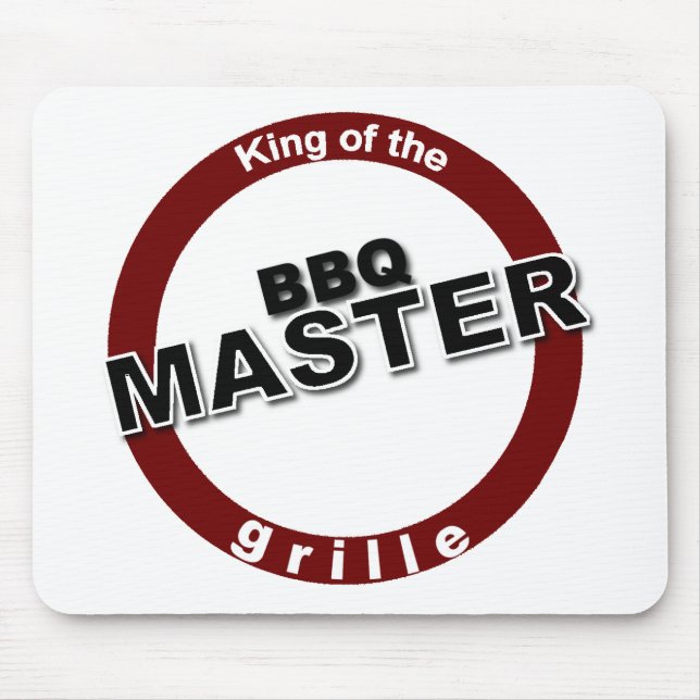 BBQ Master King of the Grille Mouse Pad (Front)