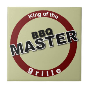 BBQ Master King of the Grille Tile