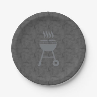 BBQ paper plates / 7" round