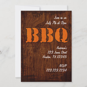 BBQ Party Invitation