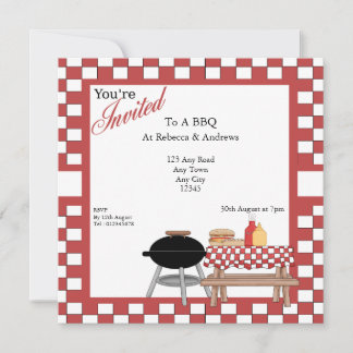 BBQ Party Invitation