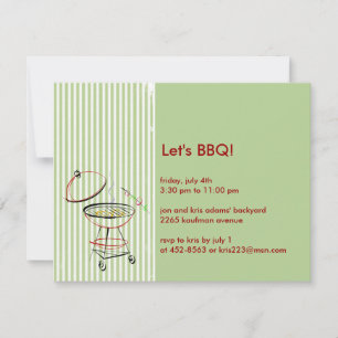 BBQ Party Invitations