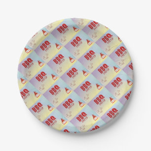 BBQ Party Paper Plate