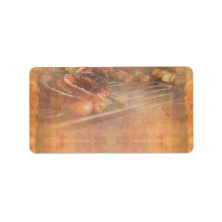 BBQ Party Return Address Label