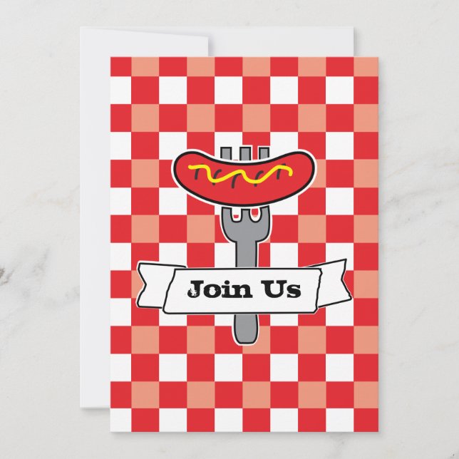 BBQ Picnic Invitation (Front)