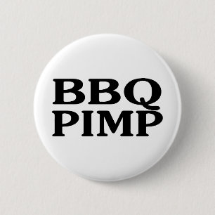BBQ Pimp 6 Cm Round Badge