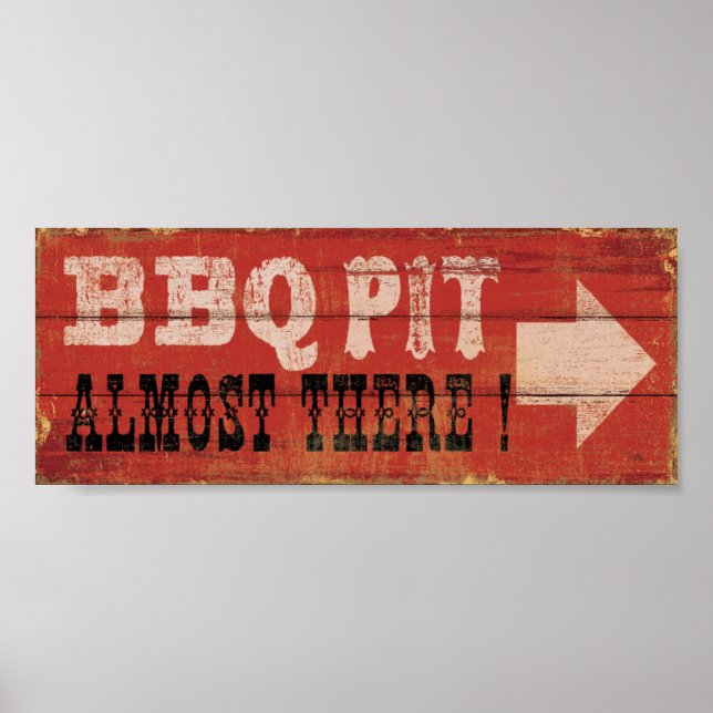 BBQ Pit Poster (Front)