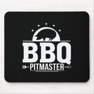 Bbq Pitmaster Grill Master Tee For Byrbecue Lovers Mouse Pad