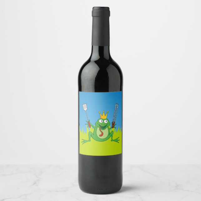 BBQ prince Wine Label (Front)