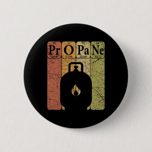 Bbq Propane Periodic Table Elements Grill Bbq Love 6 Cm Round Badge