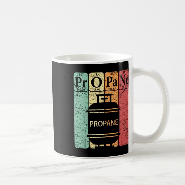 Bbq Propane Periodic Table Elements Grill Bbq Love Coffee Mug (Right)