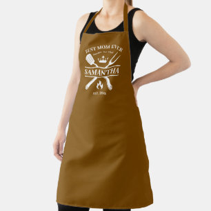 BBQ Queen Barbecue Personalised   Best Mum Ever Apron