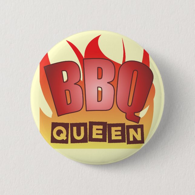 BBQ Queen Button (Front)
