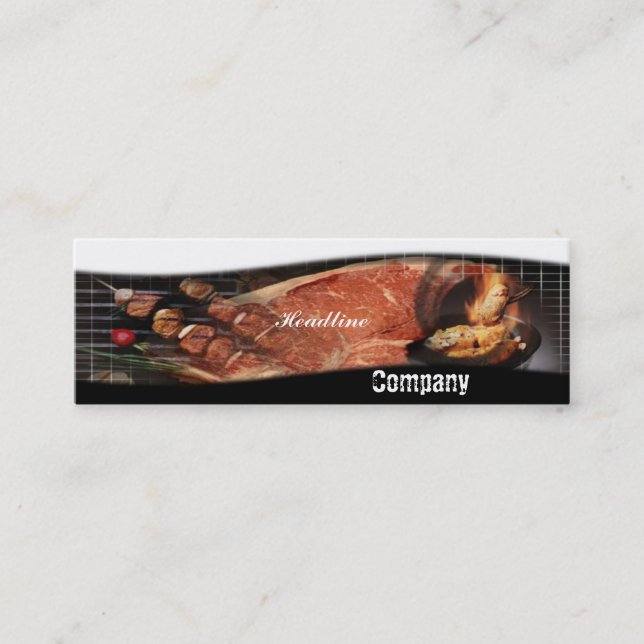 BBQ Recipes Business Card (Front)